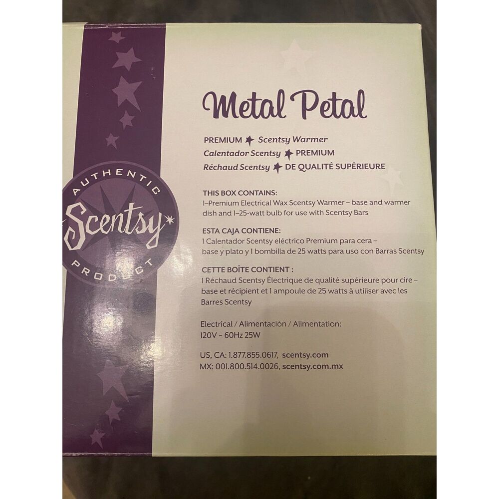 Scentsy Warmer-Metal Petal